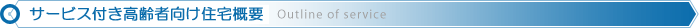 サービス付高齢者向け住宅概要