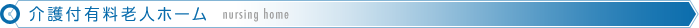介護付有料老人ホーム