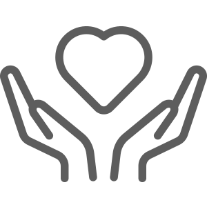 施設サービスの特徴（安心の受け入れ体制）のアイコン