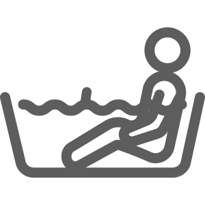 デイサービスサービスメニュー（入浴）のアイコン