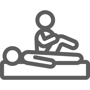 訪問介護・身体介護メニュー（着替えの介助・体位変換）のアイコン