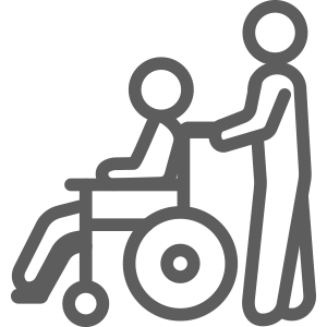 訪問介護・身体介護メニュー（通院・外出等の介助）のアイコン